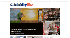 Desktop Screenshot of collincollegenews.com